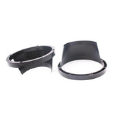 2 PCS 6.5 inch Car Auto Loudspeaker Plastic Waterproof Cover with Protective Cushion Pad, Inner Diameter: 14.5cm